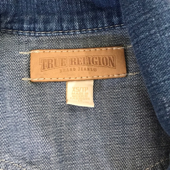 True Religion Denim Vest - Picture 2 of 3